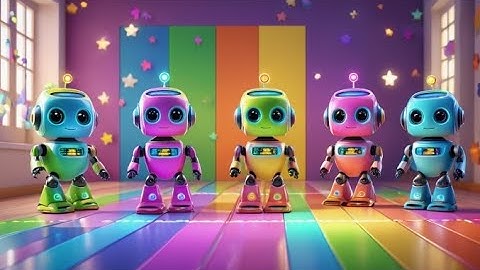 Six Toy Robots Count to Ten | Robot Counting Song for Kids | Learn Numbers with Fun