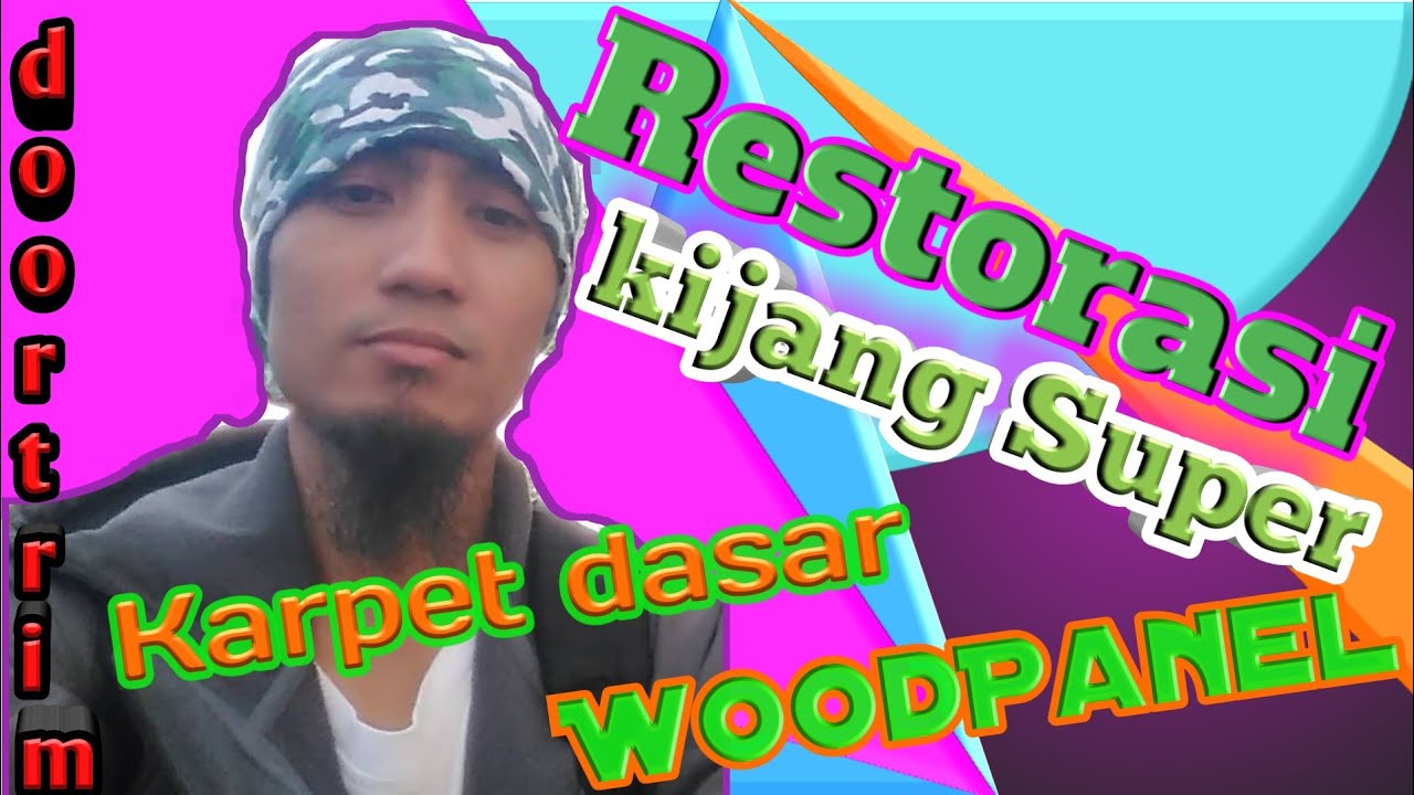  Modifikasi  kijang  Super  Ganti doortrim ala woodpanel 