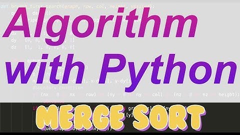파이썬으로 쉽게 설명하는 자료구조/알고리즘 수업 [Algorithm with Python] - Merge Sort