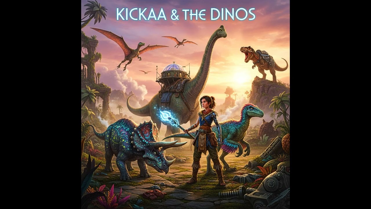 Kickaa & the Dinosaurs - average crayons (original digital song)