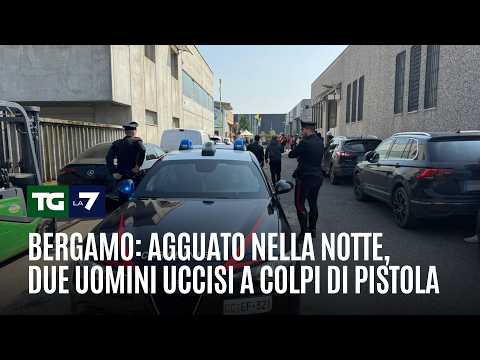 Video Bergamo: agguato nella notte, due uomini uccisi a colpi di pistola