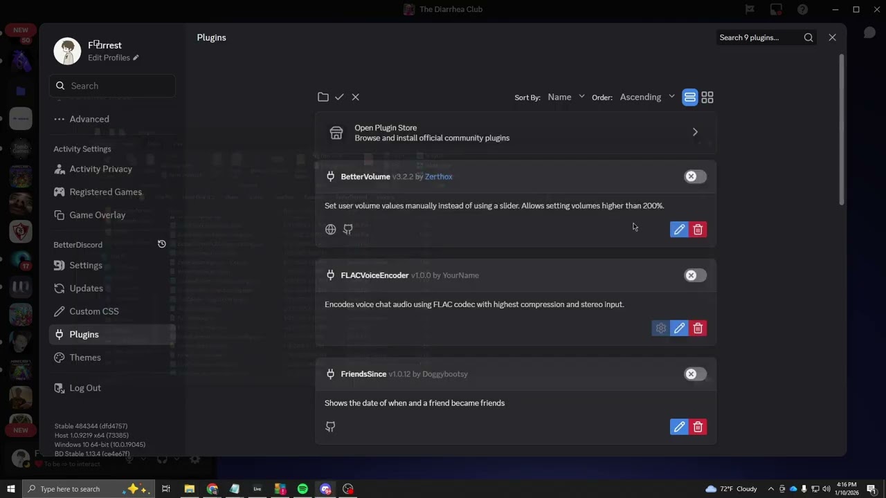 New and Improved Way to Achieve 60-144FPS + 4K Camera in BetterDiscord