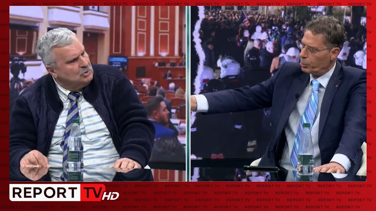 “Politikan i madh ti!” DEBAT i fortë live/ Merkoçi-Gjuzit: Jeni deputetë kartonash