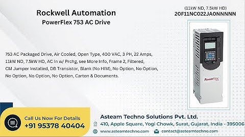 Rockwell Automation PowerFlex 753 AC Drive