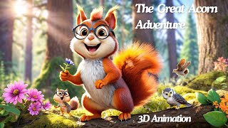 The Great Acorn Adventure: Squirrel and Owl’s Magical Quest! | Fun 3D Animated Kids Movie