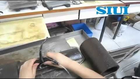 SIUI Phased Array Instrument SUPOR Corrosion Inspection on Corroded Pipe