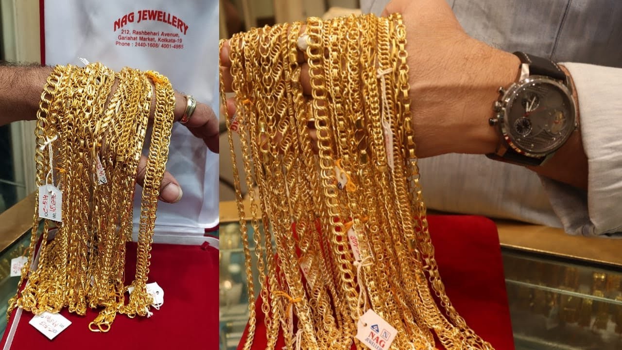 Gold Light Weight Chain From 5Gram With 
