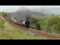 34067 Tangmere Shines in the Sun with the Northern Belle 14/5/22.