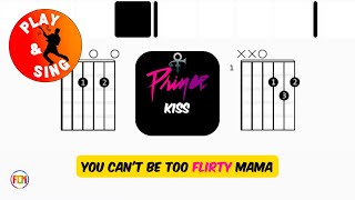 Prince - Kiss | Scrolling Guitar Chords & Lyrics