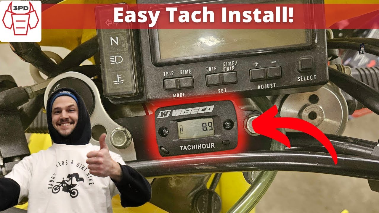 Motorcycle Tach Meter Install | DR-Z400S - YouTube