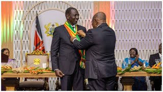 WHAT A MAN! President Ruto Awarded a State Honour In Ghana by President Nana Addo Dankwa Akufo-Addo!
