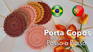 Porta Copos de Crochê: um CHARME para a sua MESA POSTA