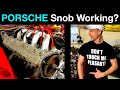 Snobby mechanic LOSES MIND, Porsche 944 timing belts, water pump!