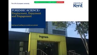 Taster Lecture: Uncovering the Unseen: From Fingermarks to Blood