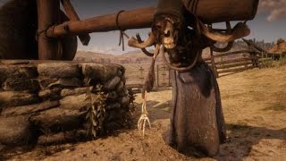 Red Dead Redemption 2 donkey lady.Weird creature @DeanBallDarlo