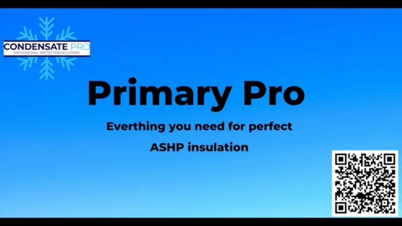 Installing Primary Pro insulation for a air sources heat pump - YouTube
