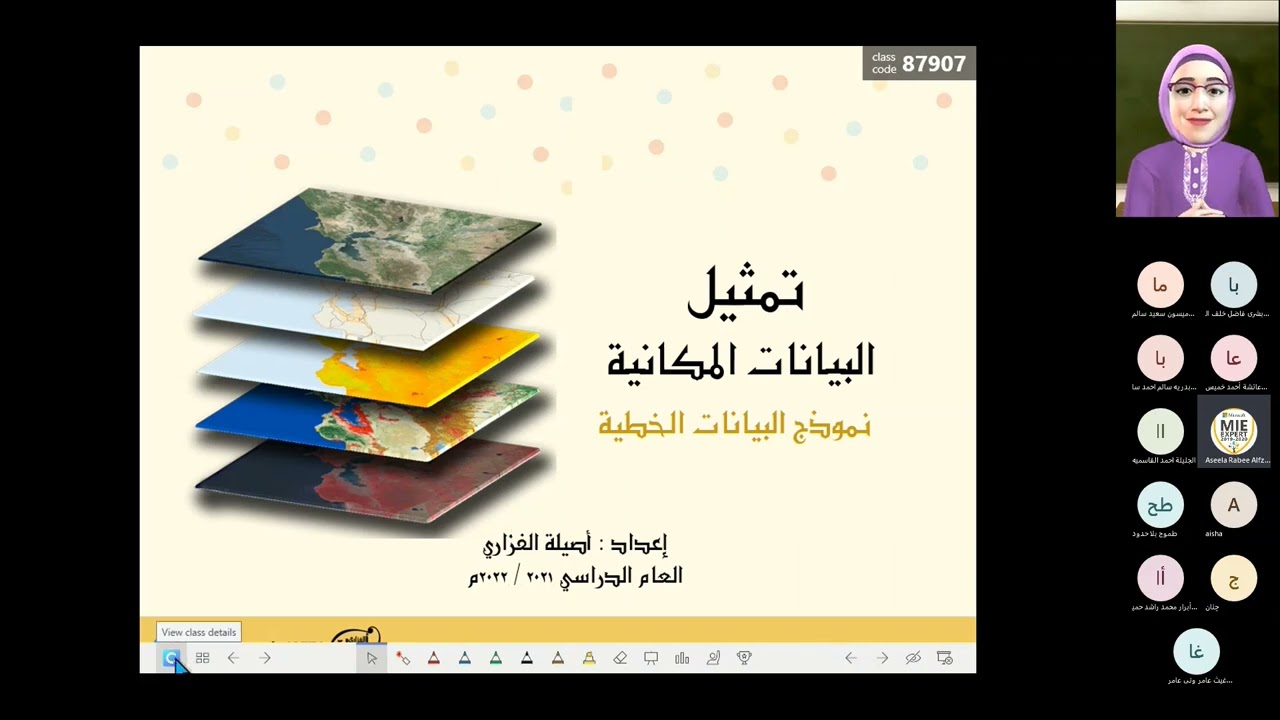 تمثيل البيانات المكانية  الجزء الأول