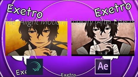 Alight Motion vs. After Effects dazai - hayloft @tobioify remake