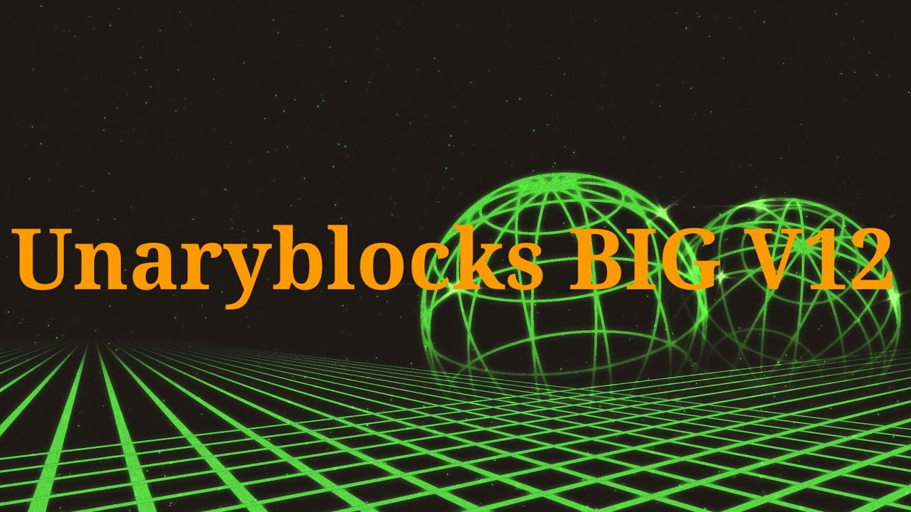 Unaryblocks BIG V12 - YouTube