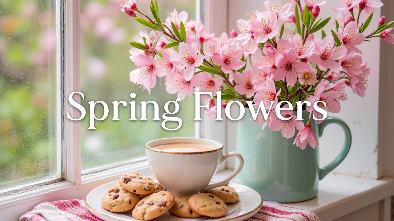 Spring Flowers🌿🌸 | 봄바람이 부는 정원에서의 나의 자유시간