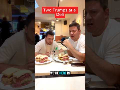 Two Trumps One Deli #comedy #shorts #impression #donaldtrump