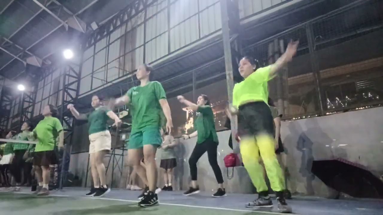 Let's go zumba green on top part 12@Michelle-h8o9o 
