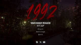 Uncanny Tales: 1992[horror game]4KCommentary DEMO#gamergirls #horrorplayer #uncannytales #itchiogame