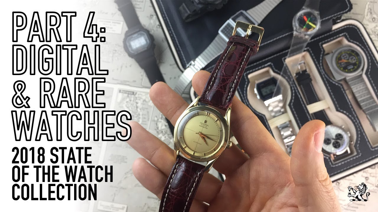 watches.ua My Collection 2018 Part 4 - Rare & Digital Watches - Universal Geneve, Seiko, Swatch, Casio & More