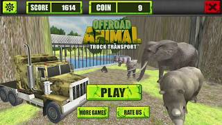 Offroad Animal Transport Truck Driving Simulator 2020 - Android Games hd screenshot 4