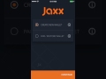 Jaxx Wallet on an iPhone