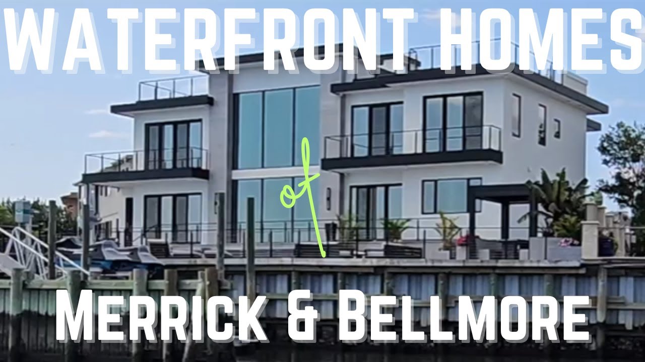 Luxury Waterfront Homes of Merrick and Bellmore New York ( Full Tour )