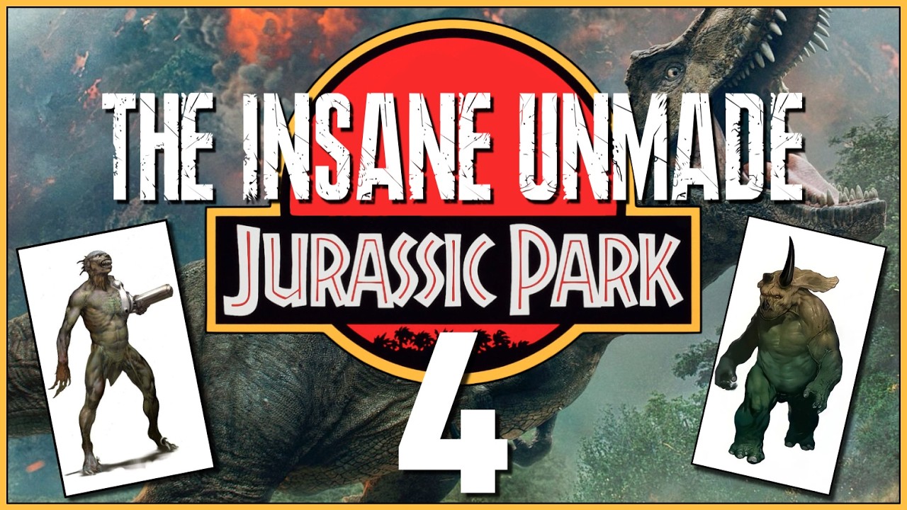 The Insane Unmade JURASSIC PARK 4: Human Hybrid Dinos, Raptor Squads & More