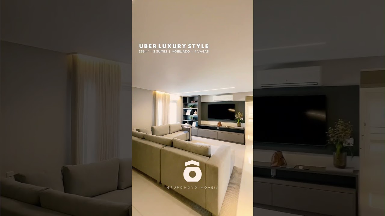 💎 UBER LUXURY SYLE - 359m², Mobiliado, 4 Vagas 