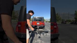 Quick Tilt Demo β Chuck Rack on a Jeep