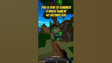 Eliminated in 40 SECONDS… #hypixel