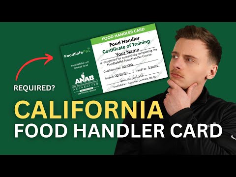 California Food Handler Card Online Training Test