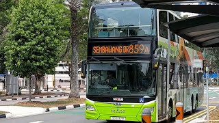 (Taiwan Waves Of Wonders) SG6132B(MDDEP) On Service 859A At Sembawang Vista
