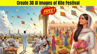 How to Create 3D AI Images of Kite Festival for Free | Bing Ai Image Creator screenshot 5