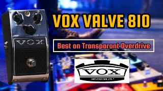 Vox Valve 810 Best Overdrive Screamer - YouTube