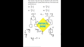 TRICKS | SHORT TRICKS | ACCELERATION | PULLEY BLOCK SYSTEM |TENSION #YTSHORTS #SHORTS @PHYSICSDONE