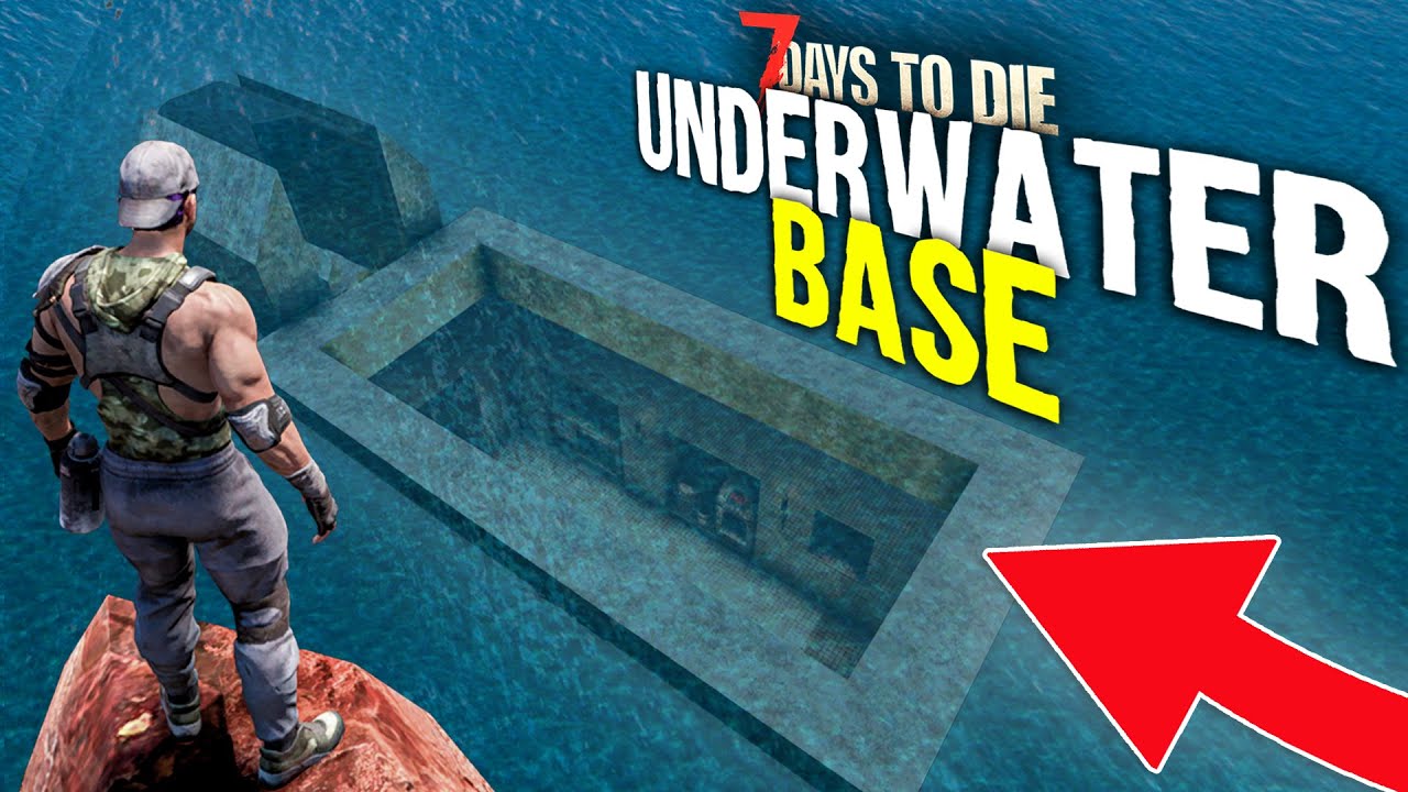 ULTIMATE HIDDEN UNDERWATER BASE in 7 Days to Die!