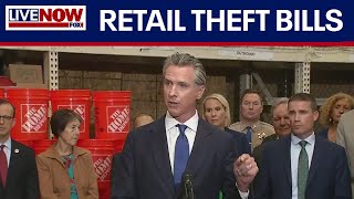 Newsom signs bills to tackle California crime in retail, vehicle theft | LiveNOW from FOX