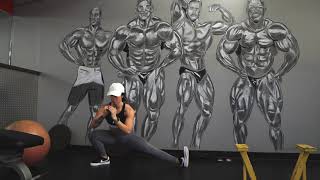 Cossack Squat to Thoracic Rotation