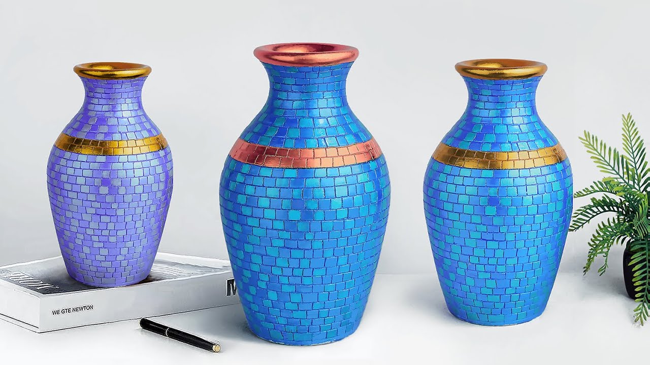 Stylist Flower Vase making Cement flower vase Gypsum flower vase