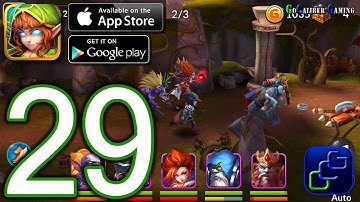 Heroes and Titans 3D Battle Arena iOS Walkthrough - Part 29 - Chapter 7: The Burning River (NORMAL)