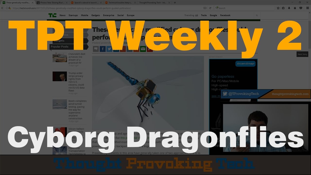 TPT Weekly 2 - Cyborg Dragonflies, A New FCC and much more!
