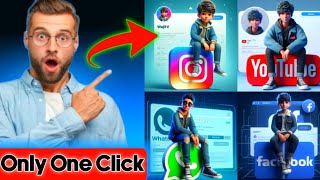 How To Create 3D AI Social Media Images | Bing Image Creator Tutorial | Viral Photo Editing 2024 screenshot 3
