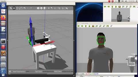 #Shorts ROS Simulation of a Feeding Robotic Arm with Face and Lip detection