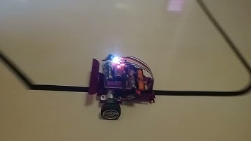Line following robot with QTR-8A 8 array sensor