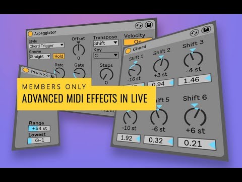 Advanced MIDI Effects Techniques - Creating Chord Hooks Part 1
